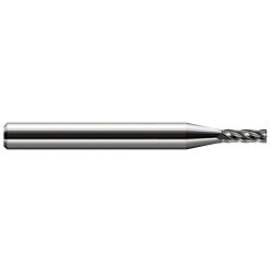 Harvey Tool HAR32430-C3 End Mill, 1/8 in Cutter Dia, 0.03 in Corner Radius, 1/2 in Length of Cut, 4 Flutes, 1/8 in Shank Dia, 1-1/2 in Overall Length, C3